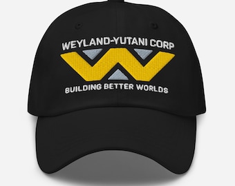 Weyland-Yutani Corp Hat – Premium Dad Hat – Building Better Worlds – Alien Movie Employee Uniform Cap