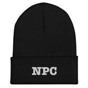 NPC – Gorro con puños premium – Gorra bordada de jugador