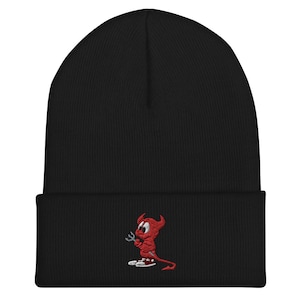 Little Lucky Devil - czapka z mankietem Premium