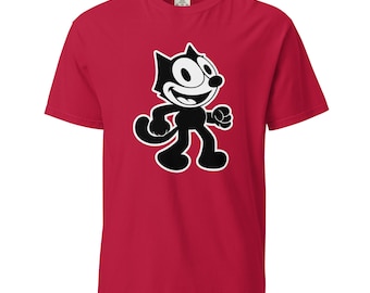 Felix the Cat – Premium Garment-Dyed Heavyweight T-Shirt – Classic Cartoon Icon