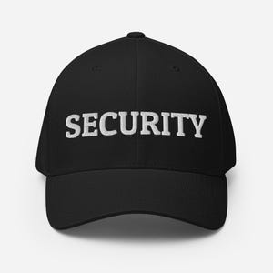 Security - Premium Structured Twill Cap - FlexFit L/XL