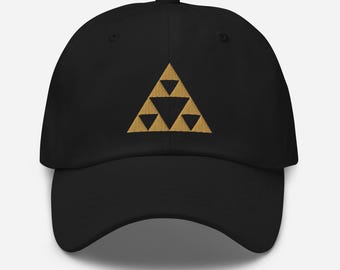 DOUBLE TRIANGLE Baseball Hat, Embroidered Dad Cap  display picture 1
