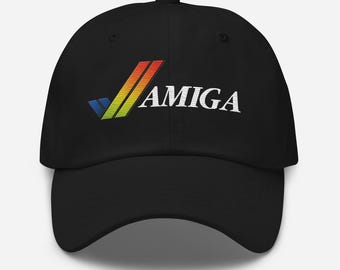 Amiga – Premium Advanced Embroidered Dad Hat – następca 8-bitowego Commodore 64 w dziedzinie komputerów retro