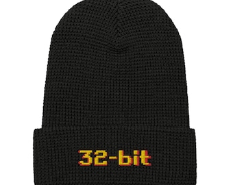 32-bit - Premium Waffel Mütze - Classic Retro Gaming