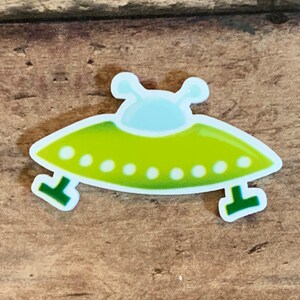 Set of 2 Spaceship resins
