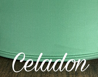 3/8” Celadon solid 10 yard roll