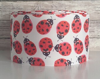 3” Watercolor Ladybugs on White