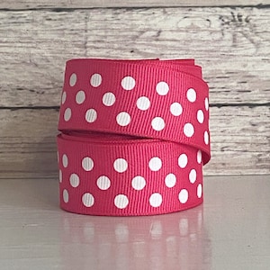 7/8” Pink Polka Dot USDR