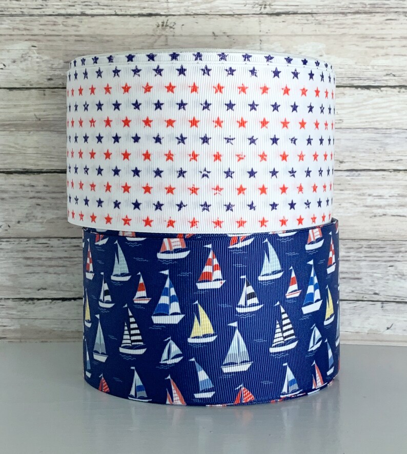 3\u201d Sailboats on Navy