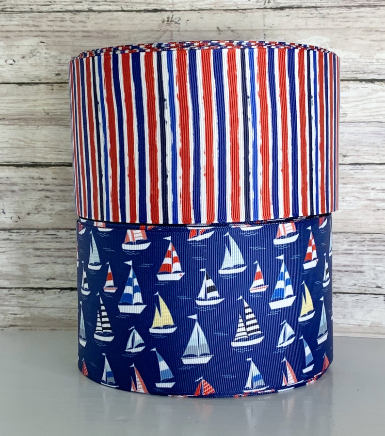 3\u201d Sailboats on Navy