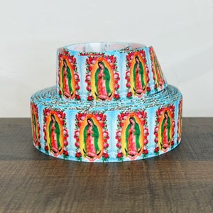 1.5” Virgin Mary Light Blue