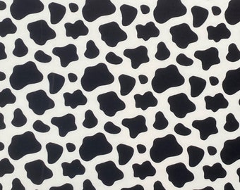 9x13” Cow Print Faux Leather