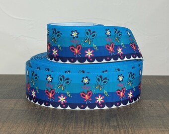 1.5” Enchanted Butterflies / Blue