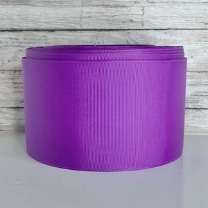 3” Purple solid Grosgrain