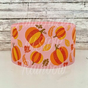 3” Glitter Pumpkins USDR/ pink