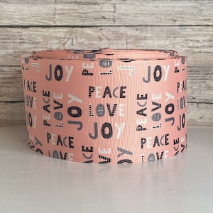 3” Peace Love Joy