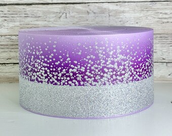 3” Purple Glitter Ombré