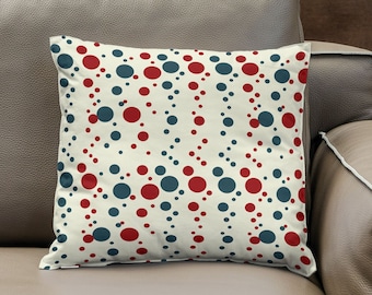 Almofada de bolinhas salpicadas: decoração moderna para casa