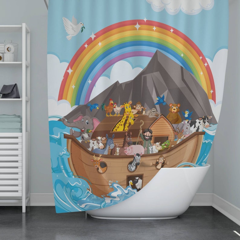 Noah's Ark Curtain Panel