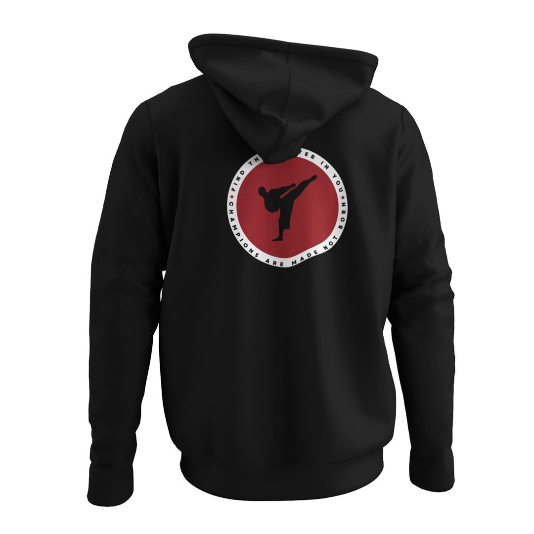 Karate Fighter Full Zip Hoodie, Find the Fighter in You