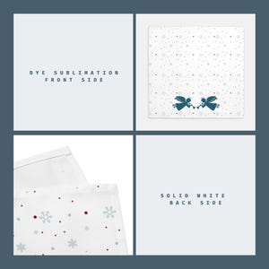 Ängeltrumpet Tygservettset: Elegant julbordsdekoration bild 8