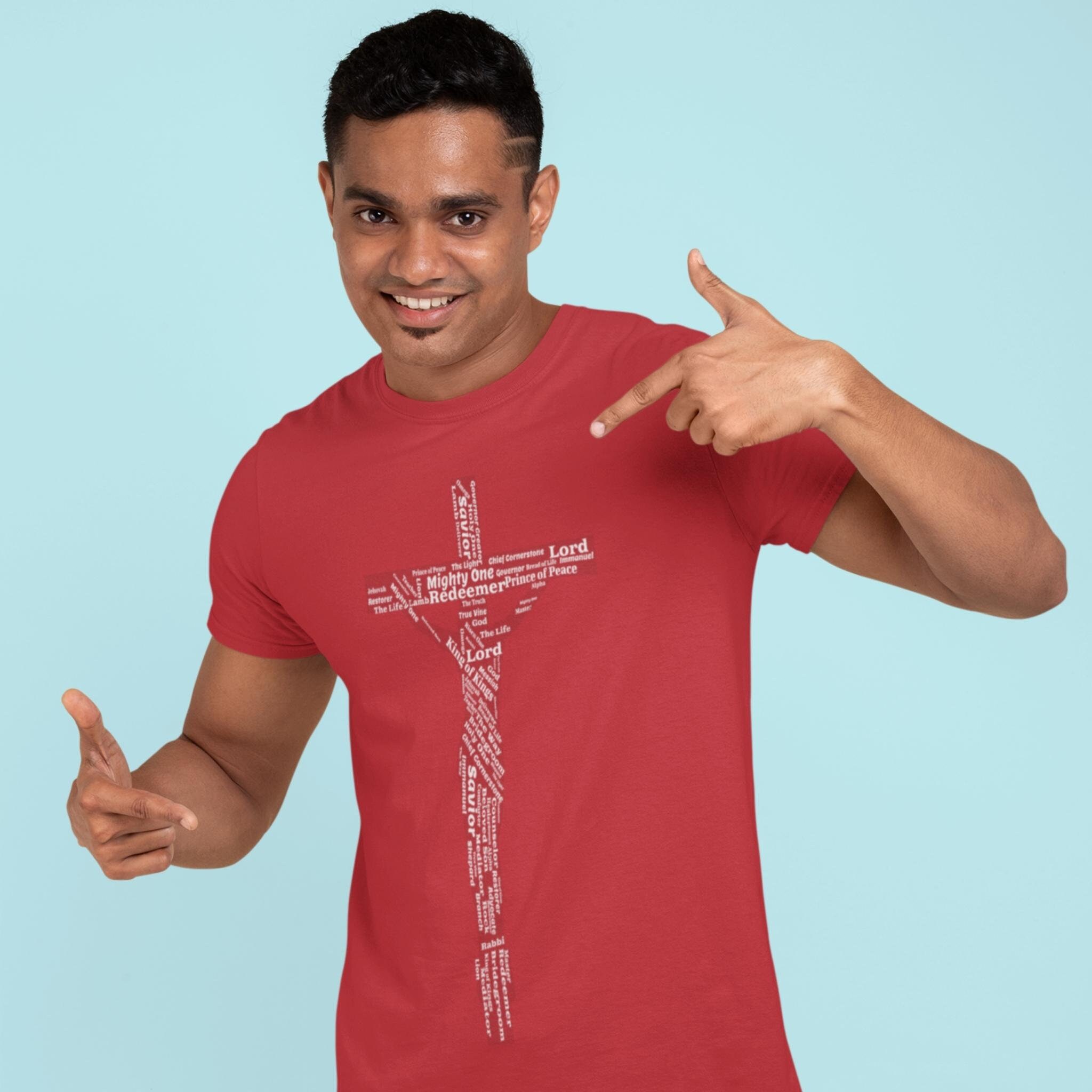 Names of Jesus Shirt, Jesus Apparel, Christian Clothing, Name of God
