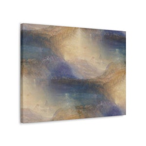 Zuglife Canvas, Lake of Zug Artwork, Switzerland Wall Art, Turner Canvas, Lake Canvas Print
