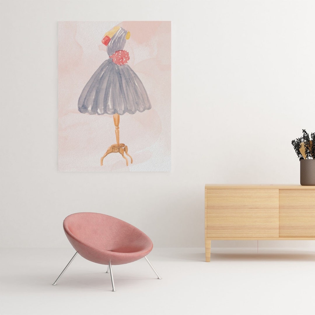 Fashion Form, Digital Download, Dressing Room Prints, Vintage Fashion