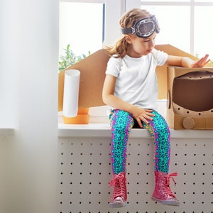 Kids neon tights deals