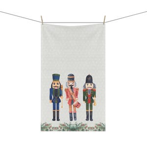 Nutcracker Christmas Tea Towel: Holiday Kitchen Decor (18x30 Inch)
