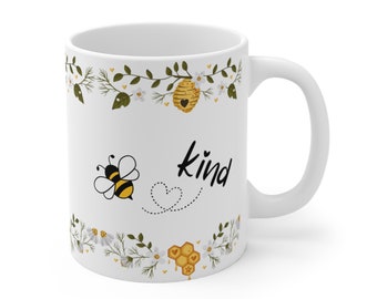 Bijensoort koffiemok, honingraathommel, inspirerend cadeau