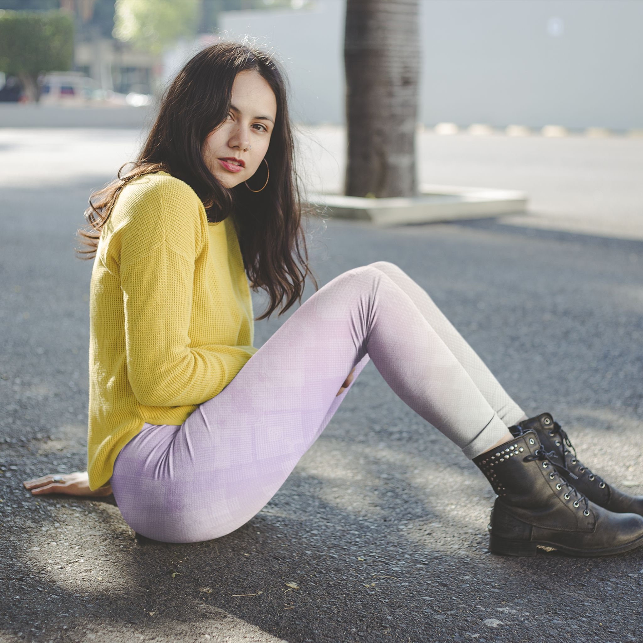 Pastel Halftone Kid's Leggings