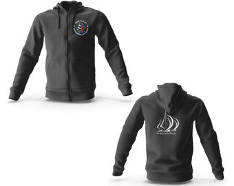 Zeilhoodie: nautisch jack met ritssluiting, cadeau voor matroos