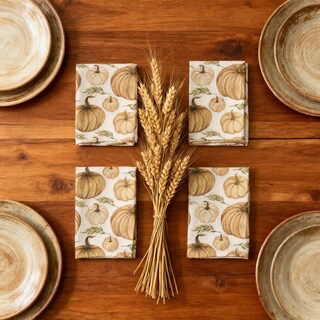 24 Tovaglioli Di Carta Tema Autunno E Ringraziamento | Decorazioni Autunnali Con Zucca, Girasole E Foglie D'Acero | 33x33cm | Perfetti Per Feste Del Ringraziamento, Halloween E Cene