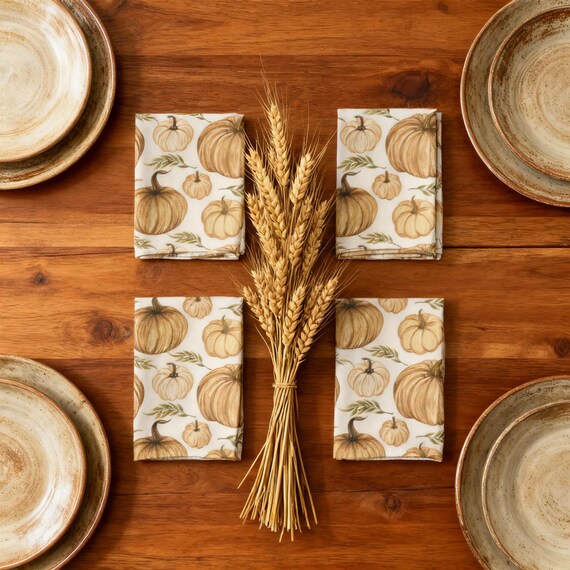 24 Tovaglioli Di Carta Tema Autunno E Ringraziamento | Decorazioni Autunnali Con Zucca, Girasole E Foglie D'Acero | 33x33cm | Perfetti Per Feste Del Ringraziamento, Halloween E Cene