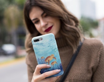 Sea Turtle Phone Case: Ocean Life iPhone & Galaxy Case