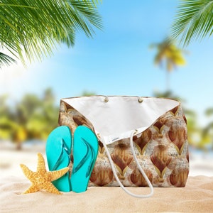 Sac de week-end élégant avec charme pour dirigeable, sac surdimensionné en forme de carte du monde vintage en montgolfière, sac de vacances de week-end abstrait rouge et or