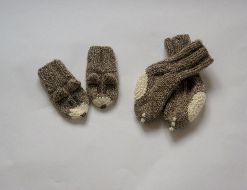 Newborn Wool Socks Knitted Natural Wool Baby Socks Playful Etsy