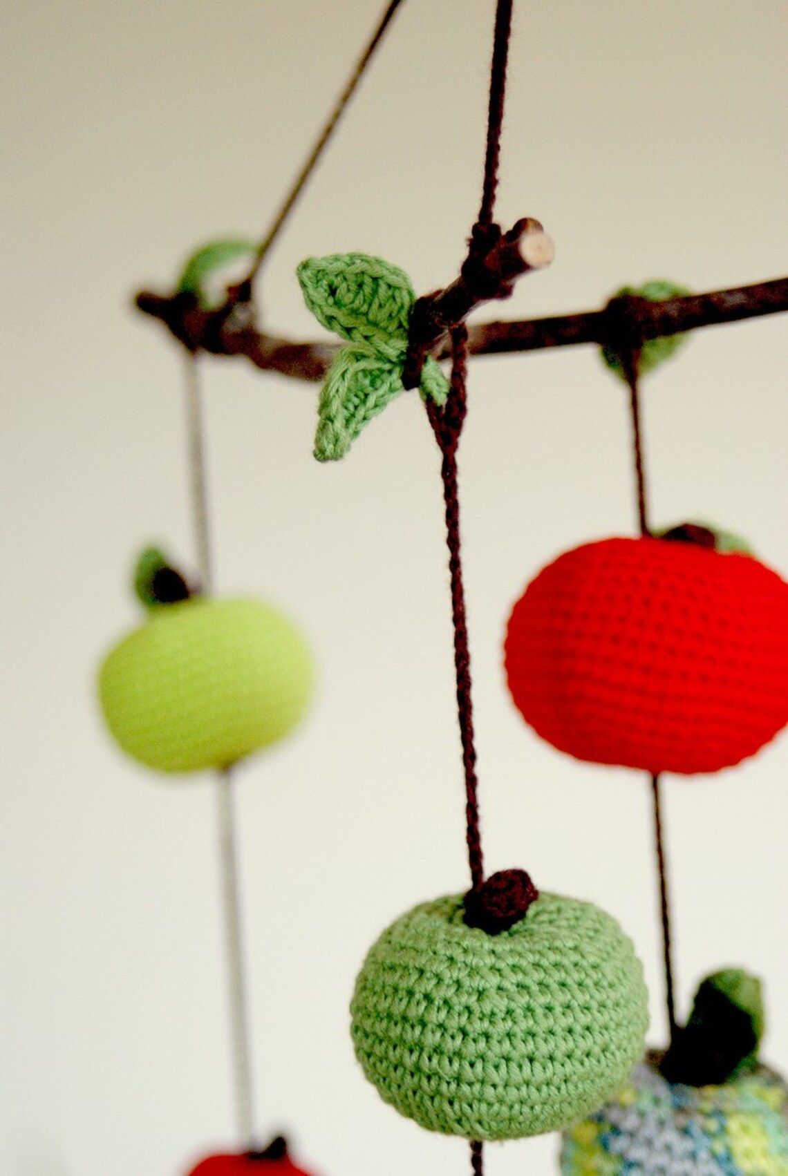 Baby Mobile baby Room Decoration Autumn Apple Mobile Etsy