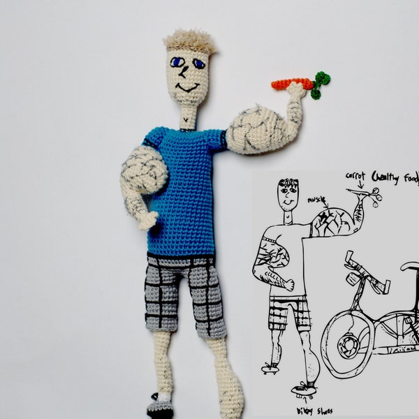 Creative toy from Your Kids drawing -Custom your own unique hero -Gift ideas: for kids&adults - More Detailed,Complex Project
