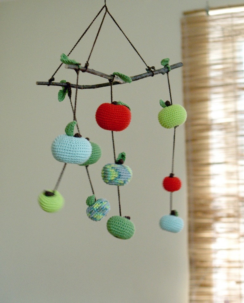 Baby Mobile baby Room Decoration Autumn Apple Mobile Etsy