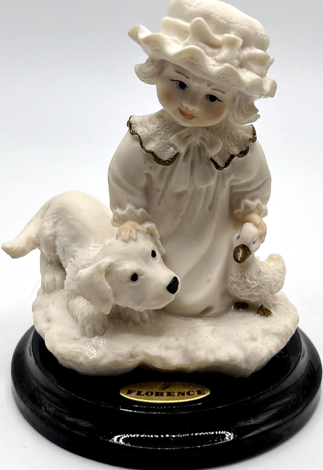 Giuseppe ARMANI Florence,italy Gift 1998 Puppy Love Figurine 0114f