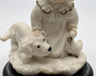 Giuseppe ARMANI Florence,italy Gift 1998 Puppy Love Figurine 0114f