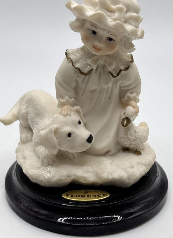 Giuseppe ARMANI Florence,italy Gift 1998 Puppy Love Figurine 0114f