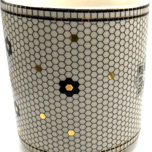 Anthropologie Bistro Tile Margot Monogram B Mug image 4