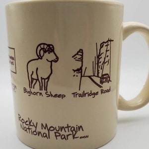 Rocky Mountain National Park Souvenir Coffee Mug