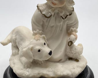 Giuseppe ARMANI Florence,italy Gift 1998 Puppy Love Figurine 0114f