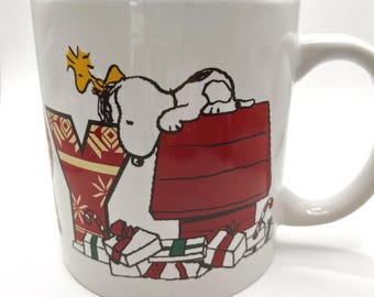Duży kubek świąteczny Peanut's Merry Snoopy 18 oz