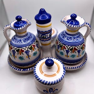 Set de condimentos De La Cal Barreira Puente fabricado en España