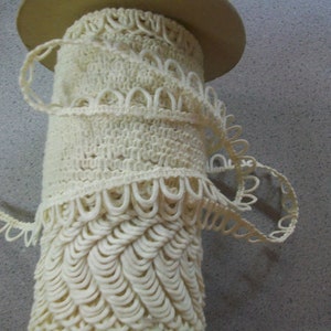 Button Loops Natural Cotton Non-elastic 5 Yd Piece for Daywear and Costumes (Not Bridal)